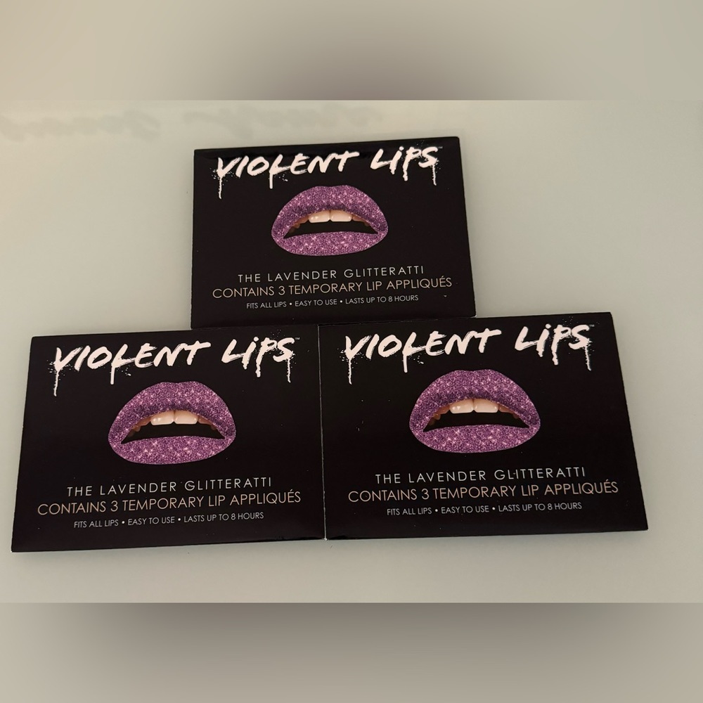 Violent Lips in Lavender Glitteratti bundle